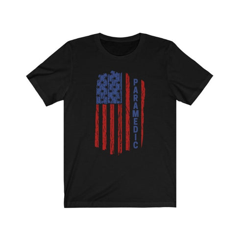 Paramedic Flag - Short Sleeved Tee